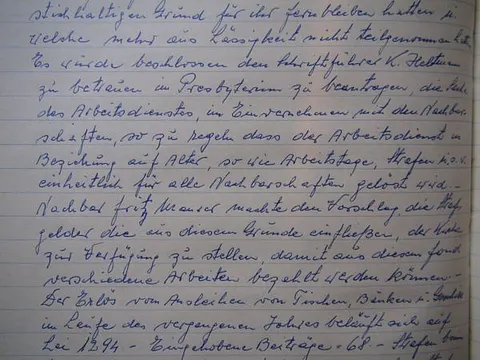 Nachbarlade Birthälm – Sitzungsbericht Salzgässer Nachbarschaft 1980, Teil III